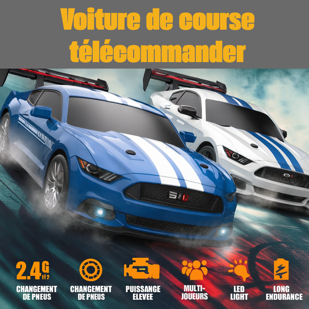 Voiture de course télécommandée