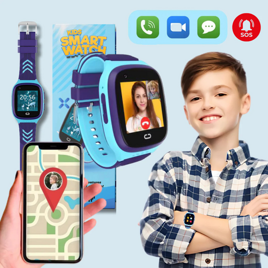 Sadoper - Montre GPS Connectée 4G Pour Enfant