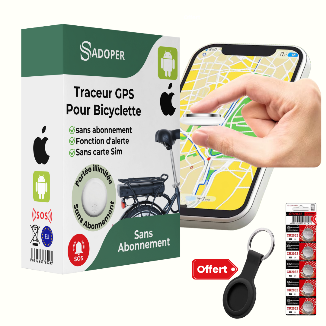 Traceur GPS Vélo Sans Abonnement - ANDROID / iOS