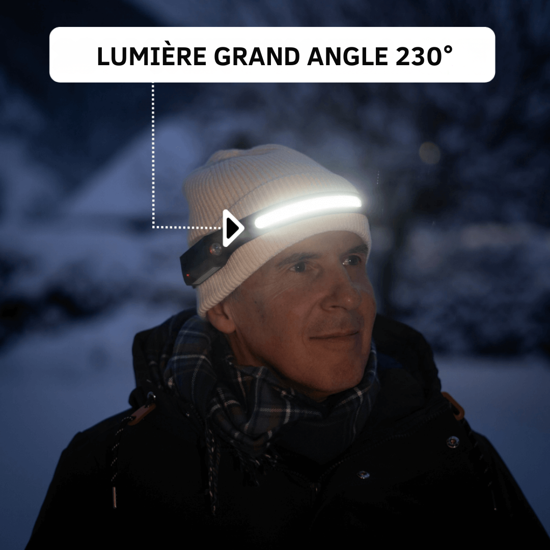 Lampe Frontale LED 230°