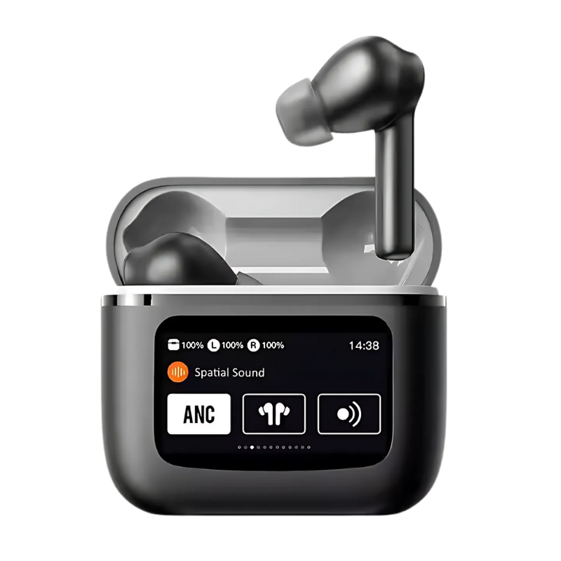 Écouteurs sans fil Bluetooth avec écran tactile intégré