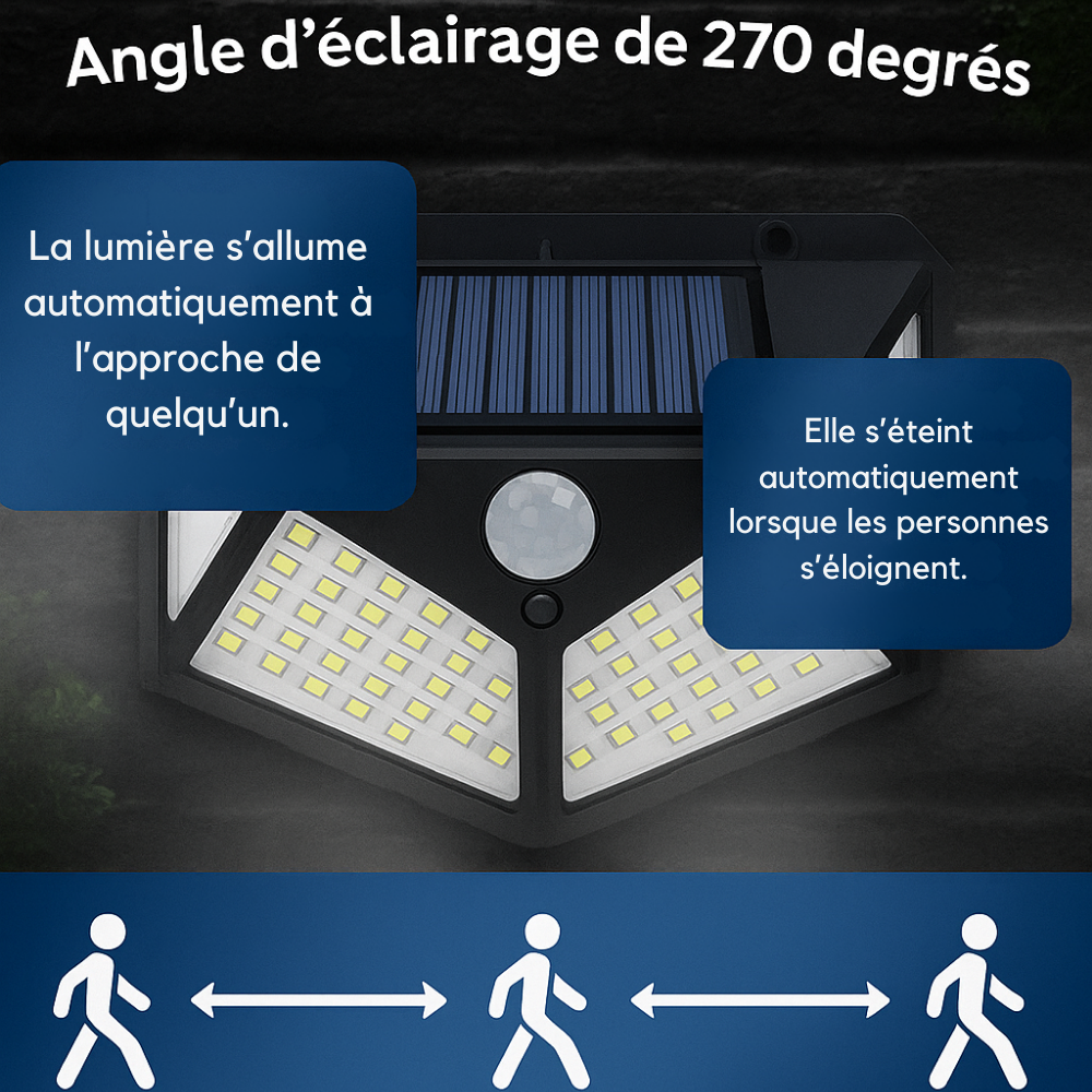 Lampe solaire extérieur