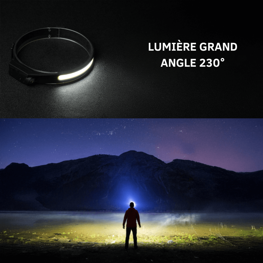 Lampe Frontale LED 230°
