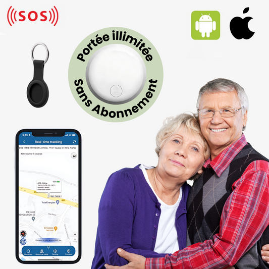 Traceur GPS Senior Sadoper™ – Suivi Precis Sans Abonnement - ANDROID / iOS