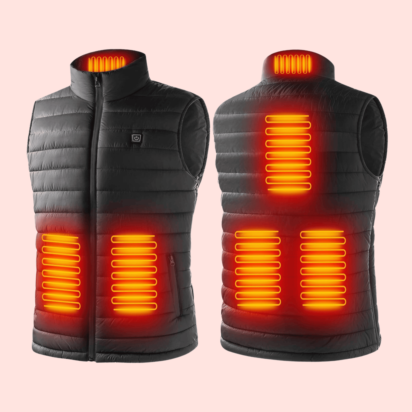 Gilet Chauffant Unisexe – Léger, Déperlant & 3 Niveaux de Température