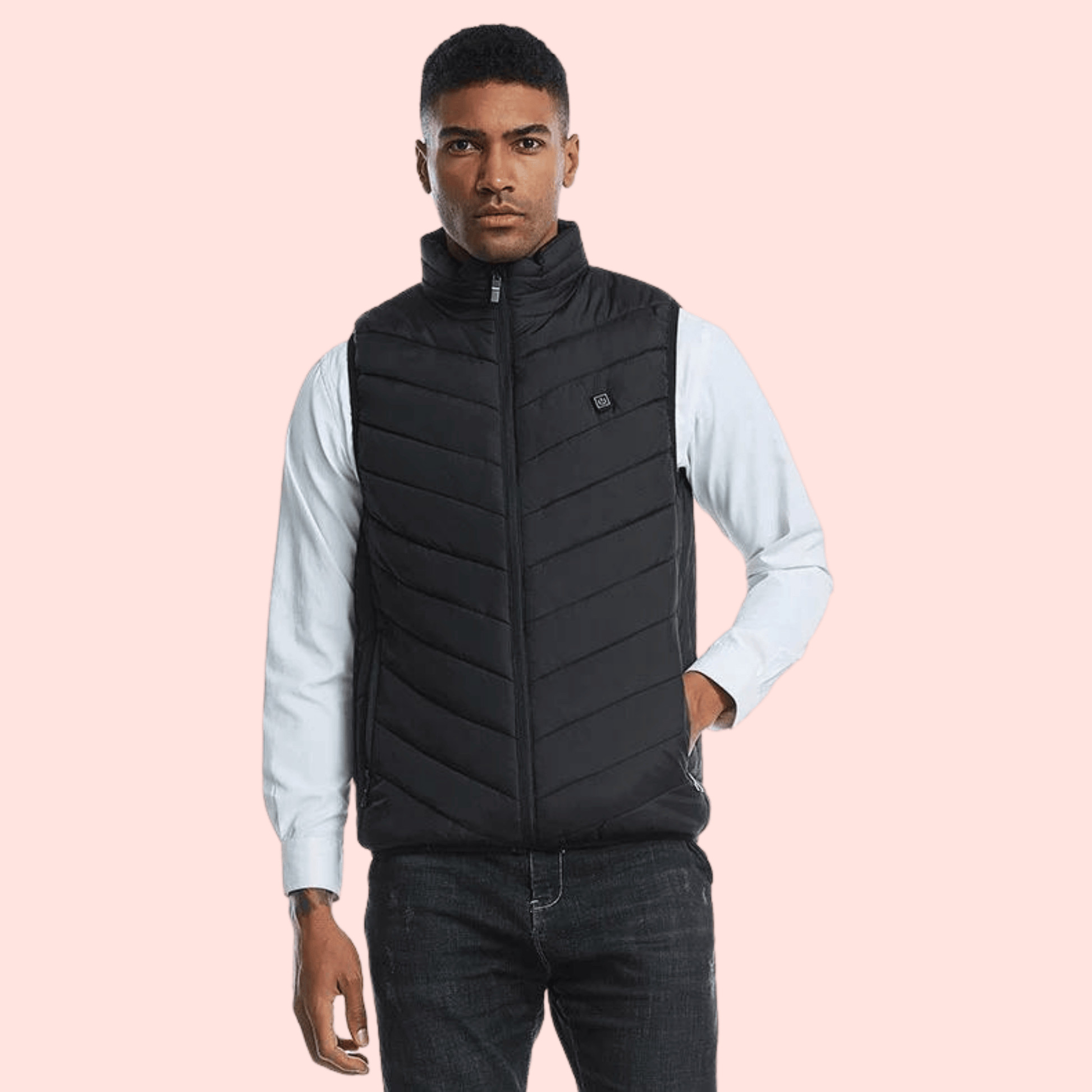 Gilet Chauffant Unisexe – Léger, Déperlant & 3 Niveaux de Température