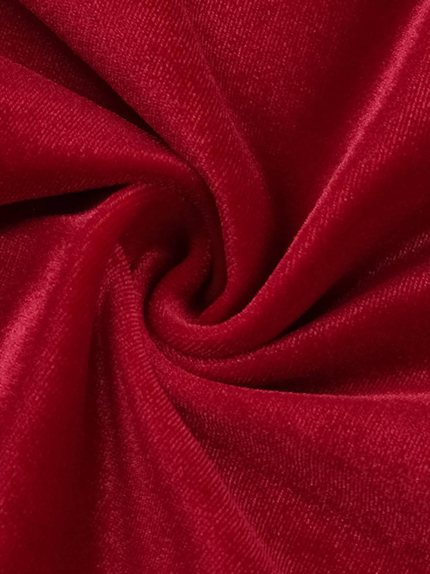 Cocolii noël robe courte trapèze bustier col bateau fluide manches longues femme élégant mode décontracté