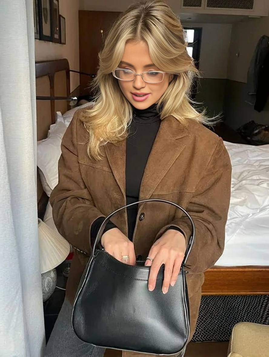 Cocolii blazer suedine boutonnage poches manches longues femme élégant vintage décontracté veste daim