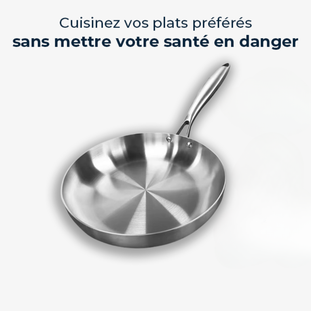 Poêle en acier inoxydable