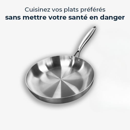 Poêle en acier inoxydable