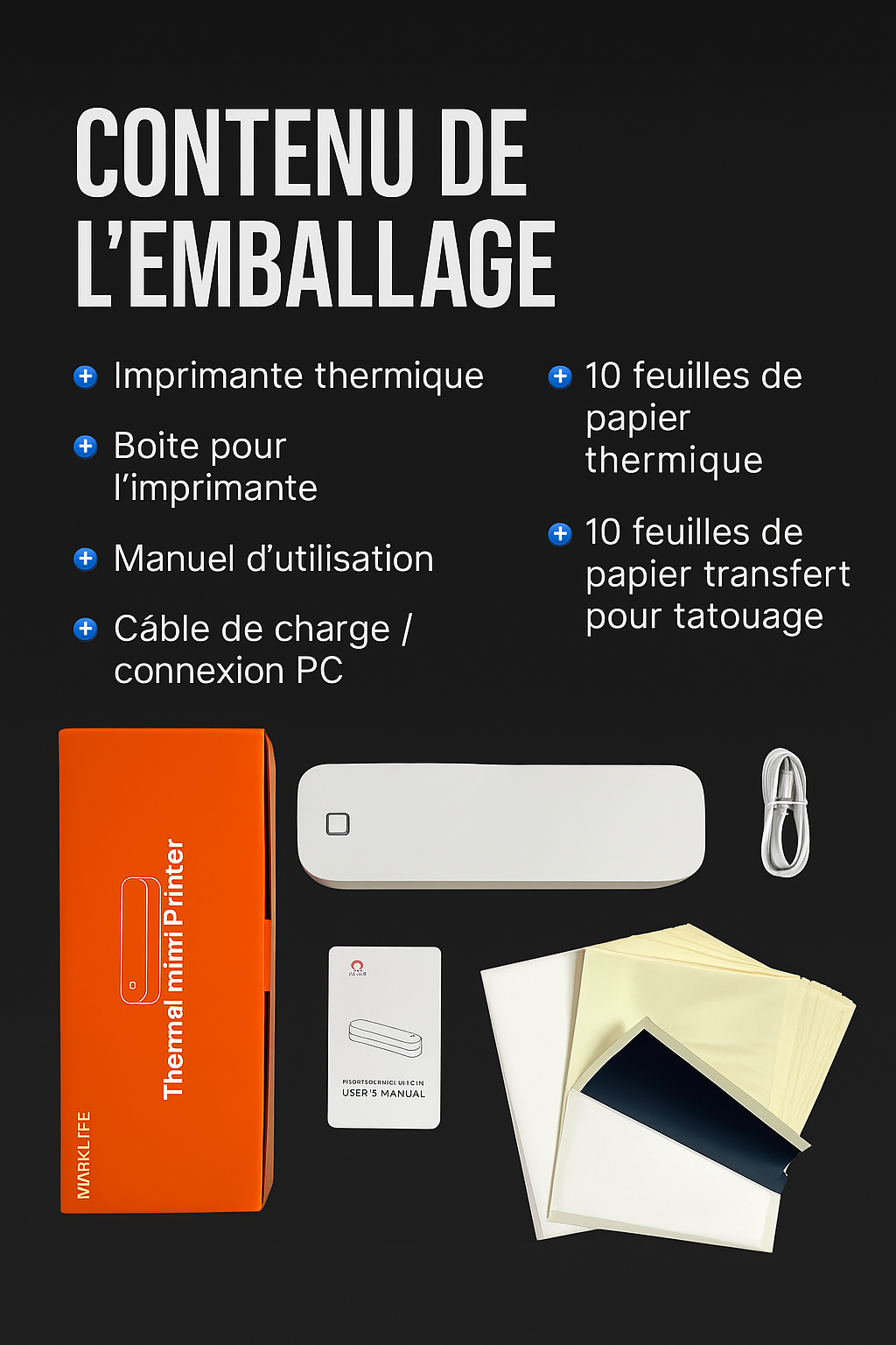 Imprimante thermique portable