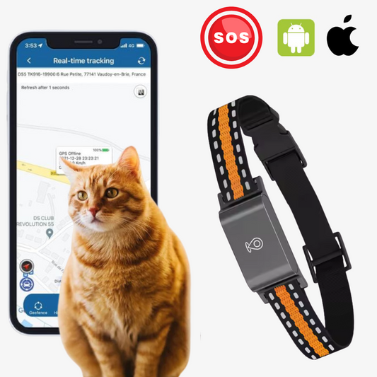Collier GPS Sans Abonnement Sadoper™ – Suivi Précis, Portée Illimitée