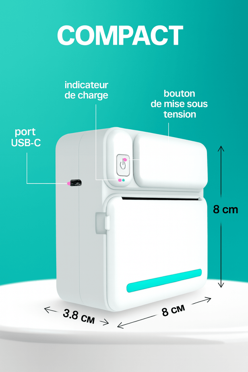 Mini imprimante portable - Rondor