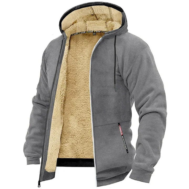TOMMY – Sweat à Capuche Zippé en Fleece