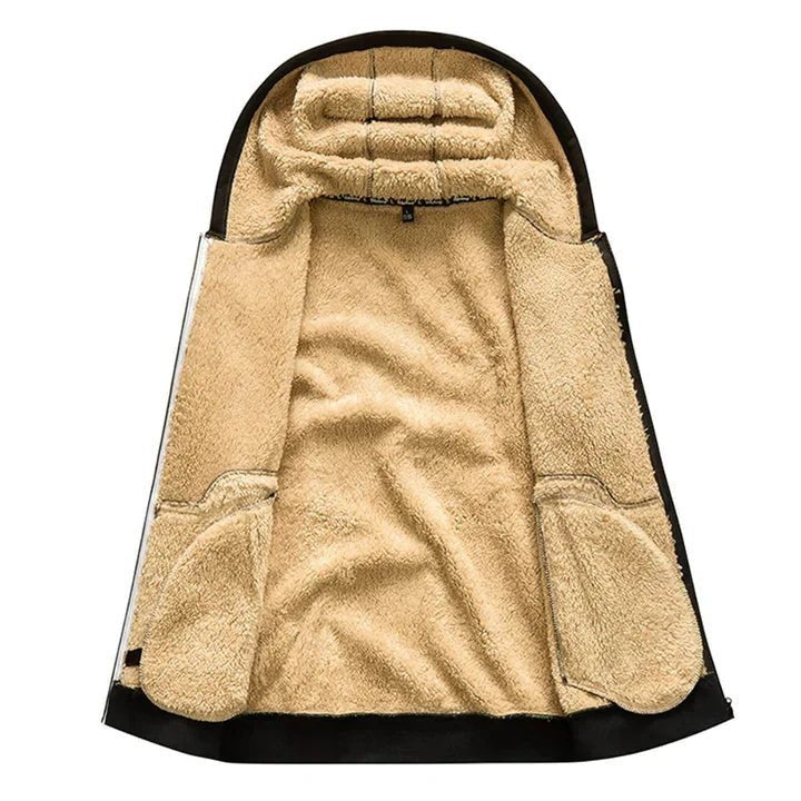 TOMMY – Sweat à Capuche Zippé en Fleece
