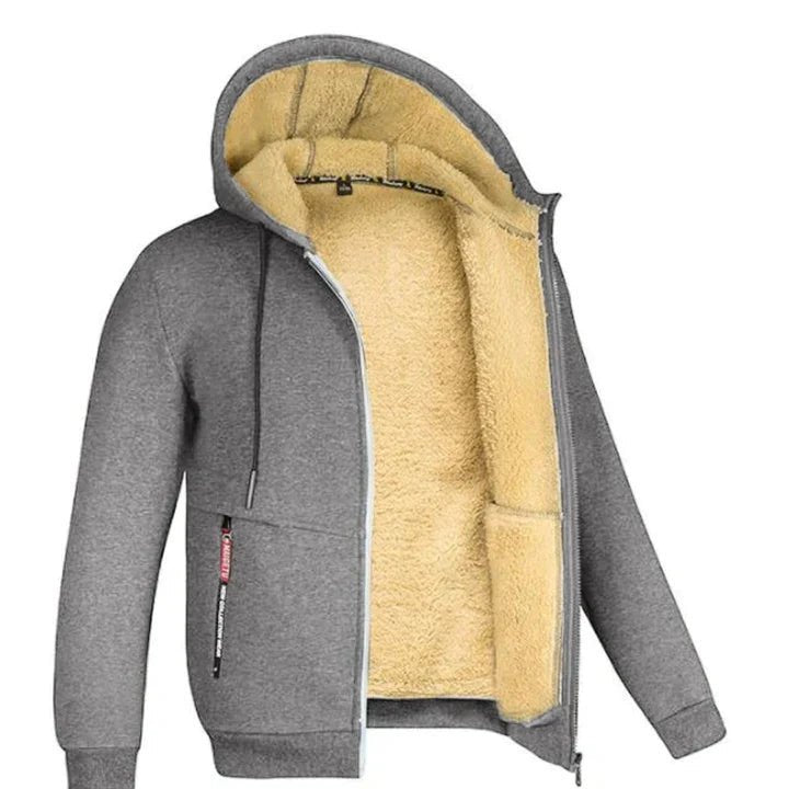 TOMMY – Sweat à Capuche Zippé en Fleece