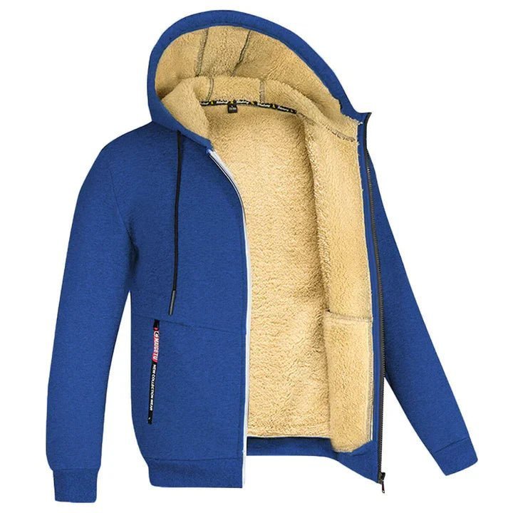 TOMMY – Sweat à Capuche Zippé en Fleece