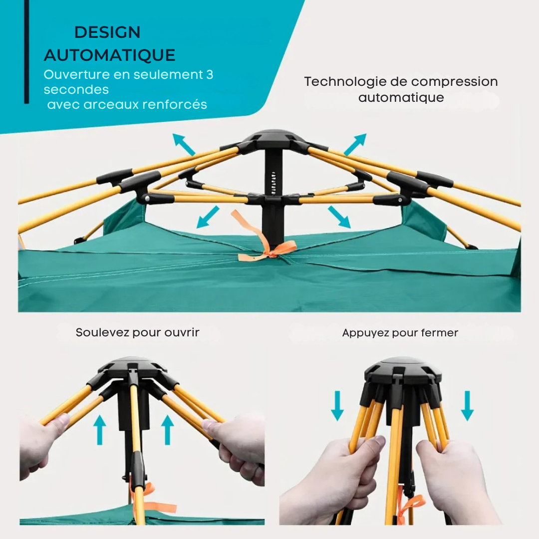 3 Sekunden-Zelt | für das perfekte Outdoor Erlebnis