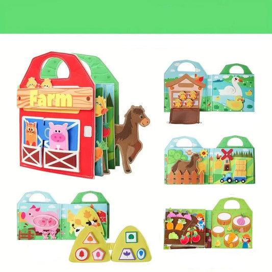 3D Montessori - Livre d'histoires : La Ferme Magique
