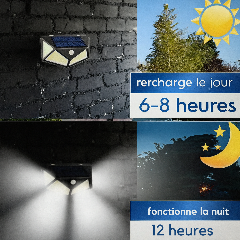 Lampe solaire extérieur