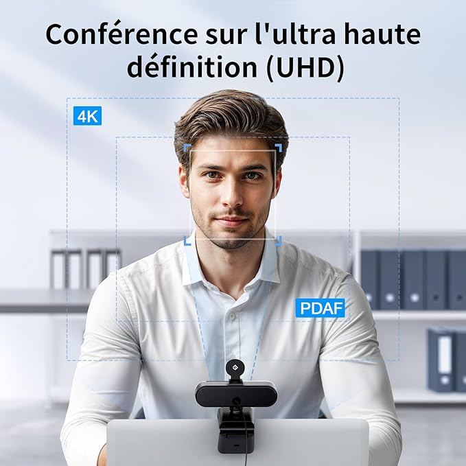 Webcam 4K Micro Intégré