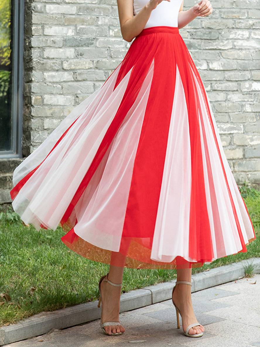 Cocolii jupe tutu en tulle femme élégant décontracté casual