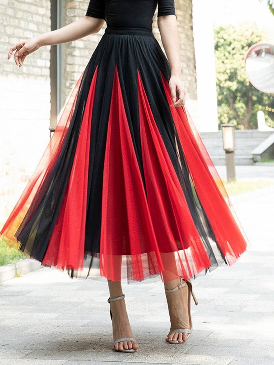 Cocolii jupe tutu en tulle femme élégant décontracté casual