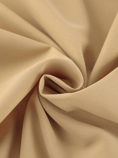 Cocolii jupe trapèze unicolore plissé femme élégant décontracté mode