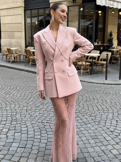 Cocolii longue jupe en dentelle tulle sirene femme bohème élégant vintage décontracté