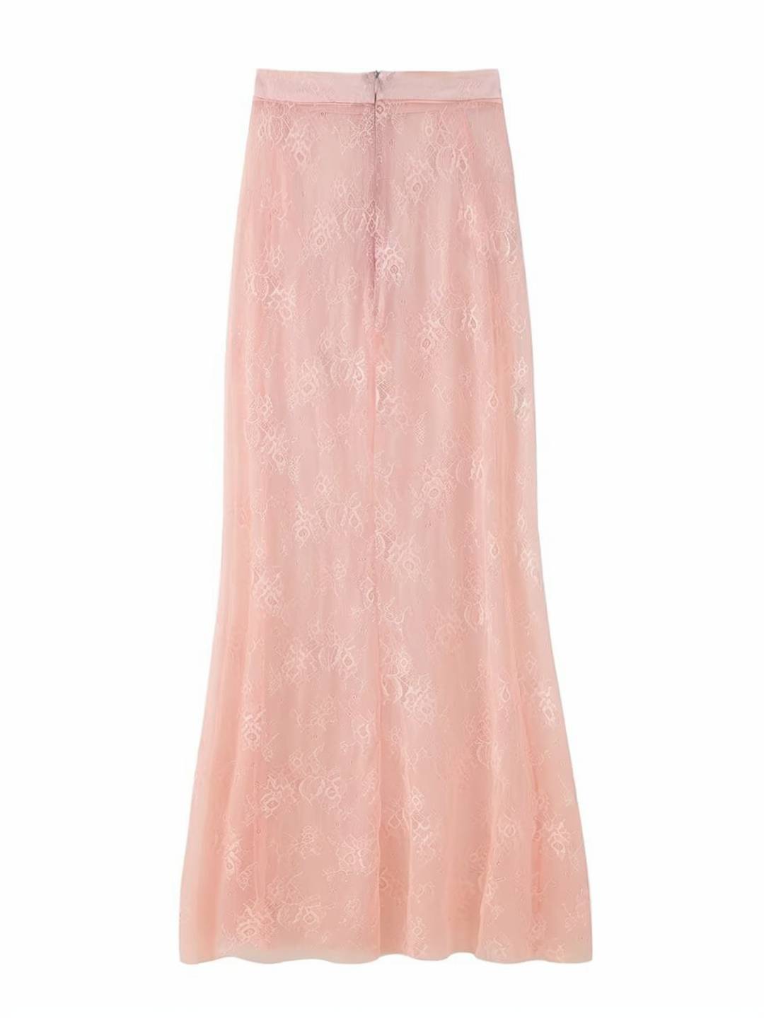 Cocolii longue jupe en dentelle tulle sirene femme bohème élégant vintage décontracté