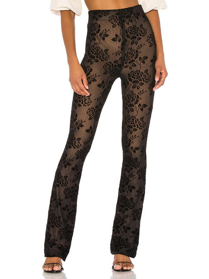 Cocolii pantalons slim fitness unicolore taille haute femme élégant vintage décontracté mode casual legging