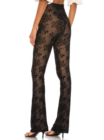 Cocolii pantalons slim fitness unicolore taille haute femme élégant vintage décontracté mode casual legging