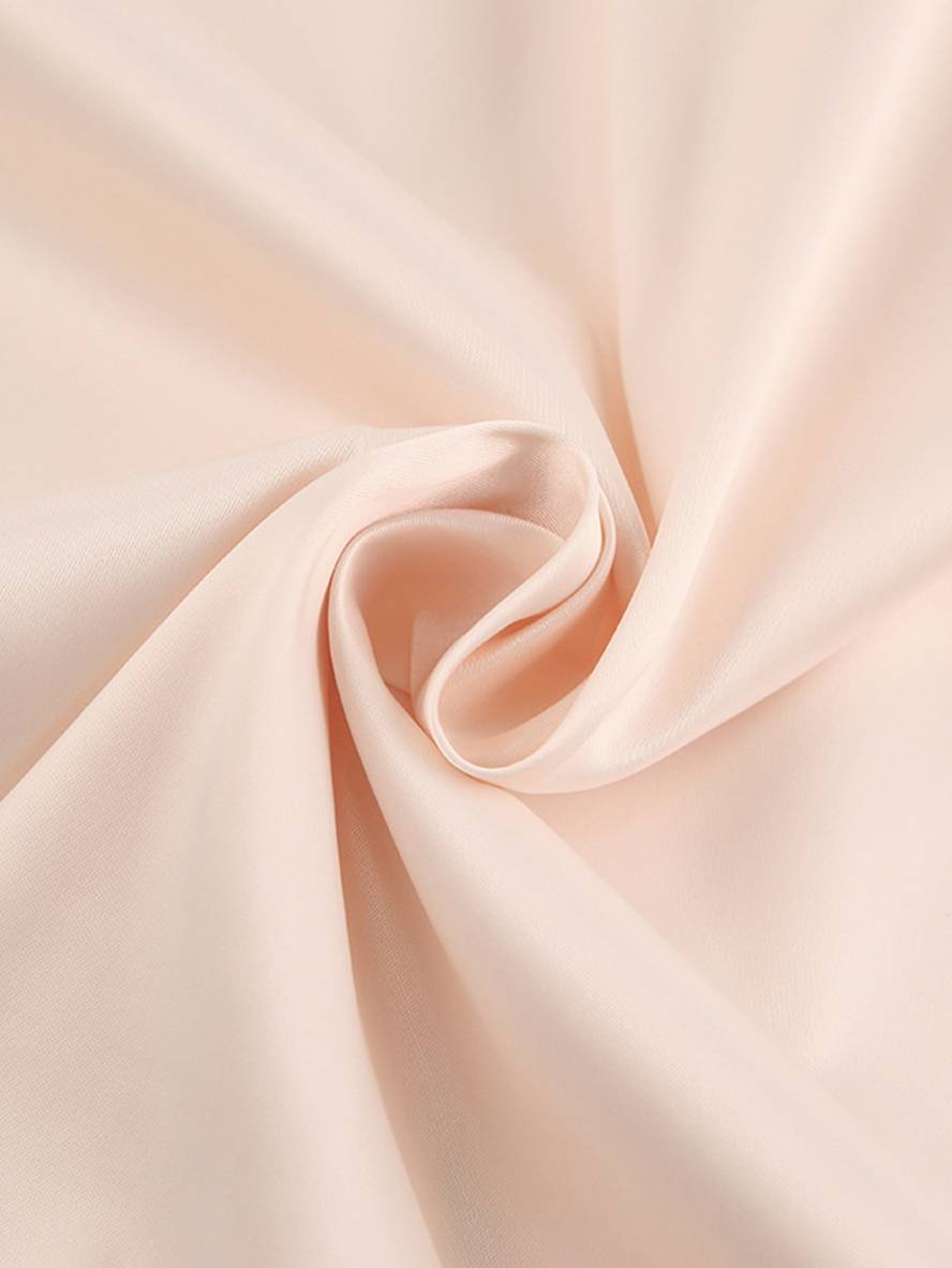 Cocolii robe longue en satin v-cou boutonnage manches bishop manches longues femme élégant vintage de soirée pour mariage