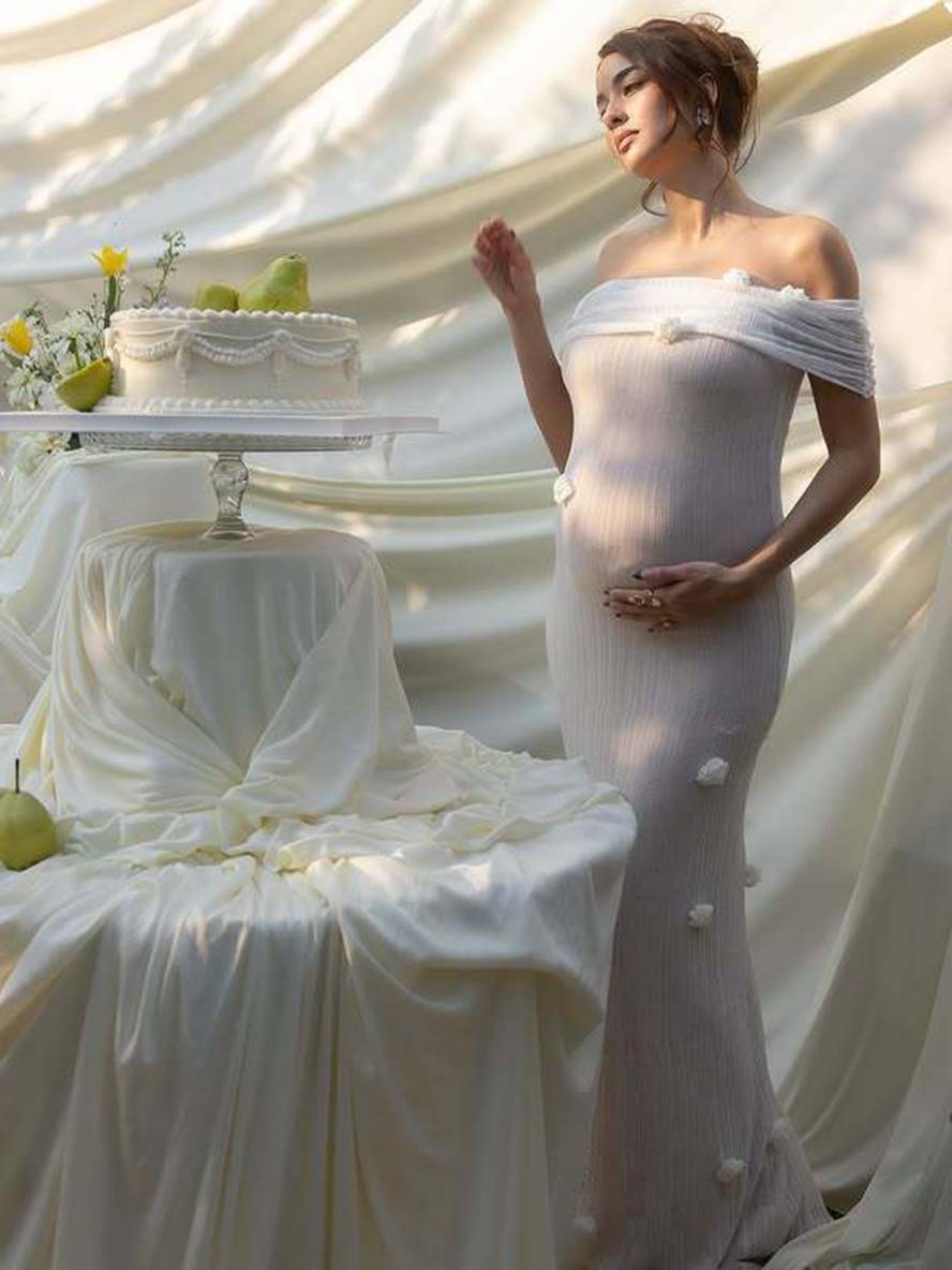 Cocolii robe moulante tulle sans manches femme élégant de soirée pour mariage photo shooting