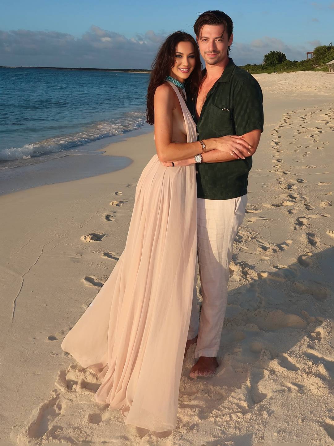 Cocolii robe longue découpes dos nu licou décolleté plongeant sans manches femme élégant de soirée pour mariage robe de plage