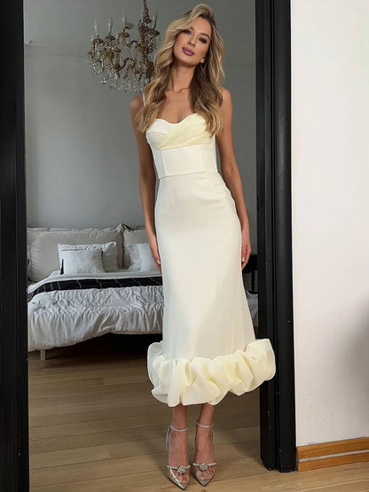 Cocolii longue fleurie robe moulante à fines brides sans manches femme doux élégant vintage bal de promo de cocktail