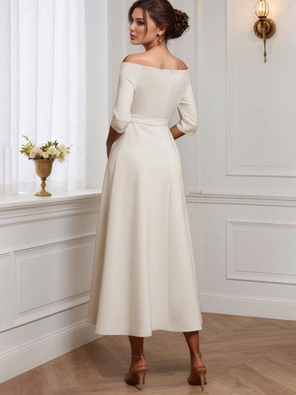Cocolii robe longue de soirée pour mariage ceinture élégant style tailleur audrey hepburn vintage bal de promo cérémonie