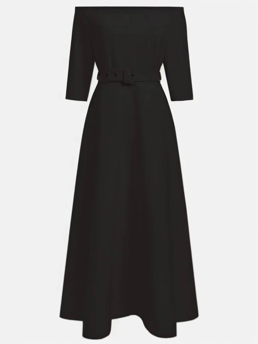 Cocolii robe longue de soirée pour mariage ceinture élégant style tailleur audrey hepburn vintage bal de promo cérémonie