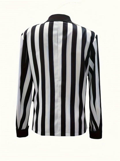 Cocolii blazer rayé manches longues femme femme style boyfriend décontracté mode casual