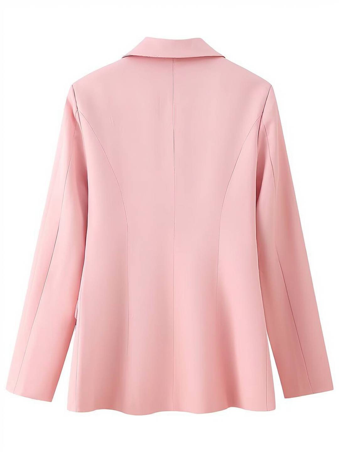 Cocolii blazer femme double boutonnage col revers manches longues élégant vintage décontracté veste style tailleur