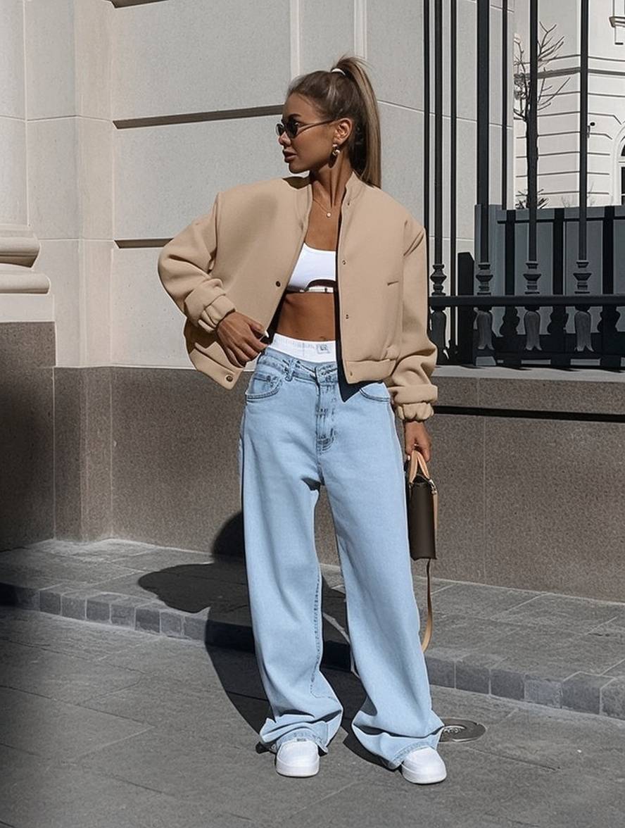 Cocolii court veste unicolore boutonnage poches col montant manches longues femme élégant décontracté manetau