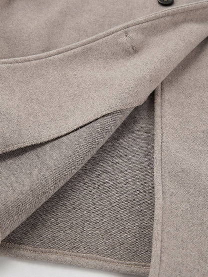 Cocolii court manteau en laine double boutonnage v-cou col montant manches longues femme élégant vintage décontracté veste