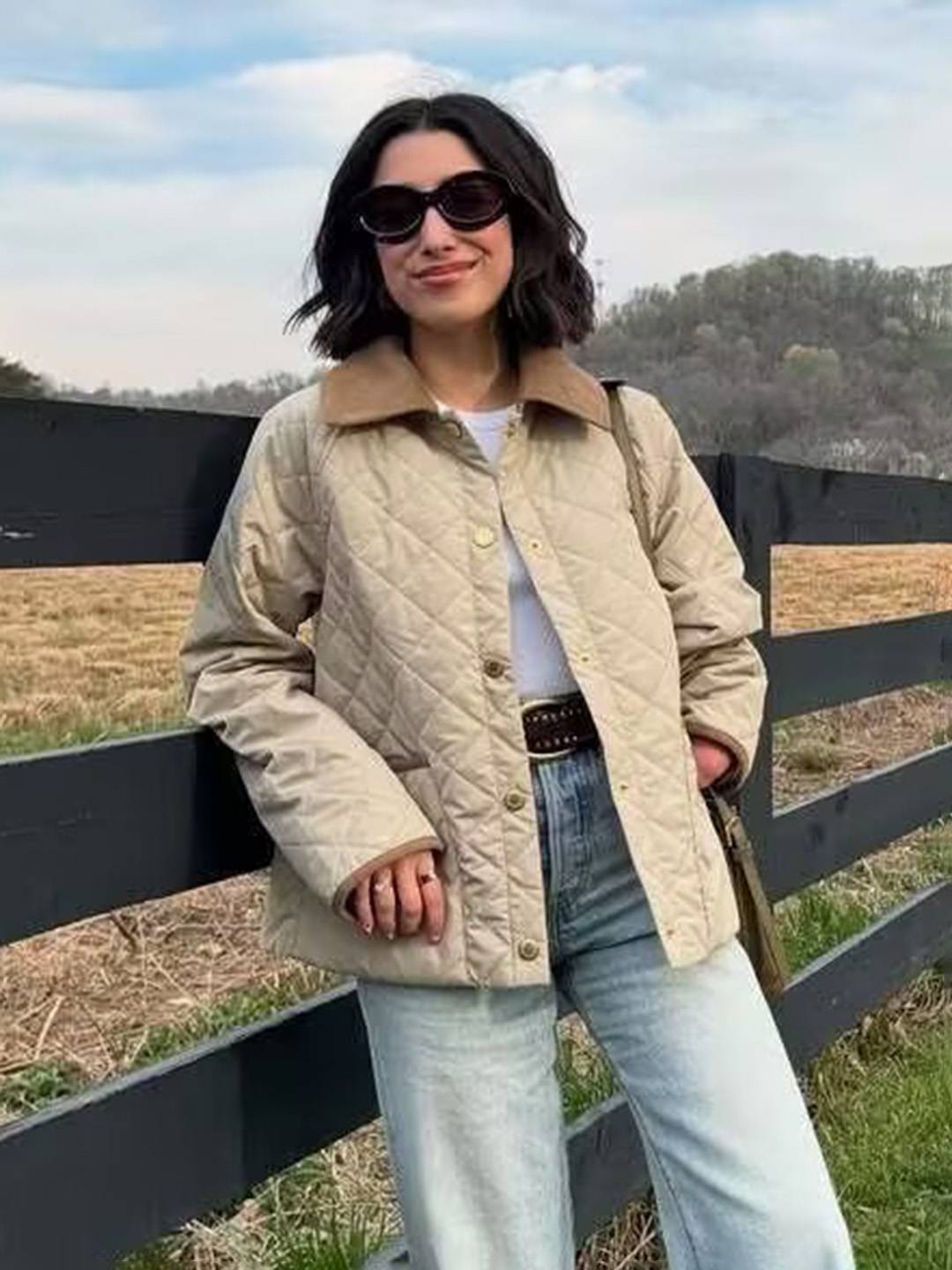 Cocolii veste matelassée femme à col en velours côtelé doudoune légère courte et chaude pour automne et hiver manteau