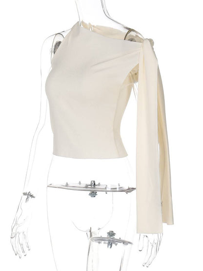 Cocolii t-shirt cropped unicolore strappy sans manches femme élégant simple décontracté mode casual blouse