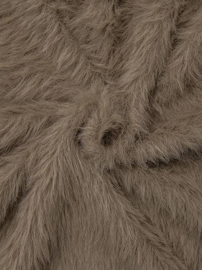 Cocolii Cardigans femme moelleux oversized boutonnage v-cou manches longues doux élégant décontracté vintage pull chaud