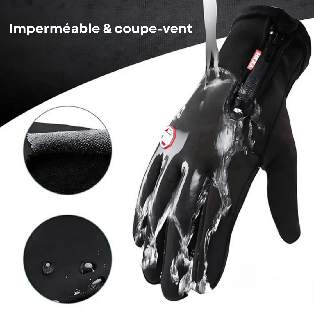 Gants chauffants pour hommes & femmes | Imperméables, tactiles & idéals pour le ski, le cyclisme & les activités hivernales
