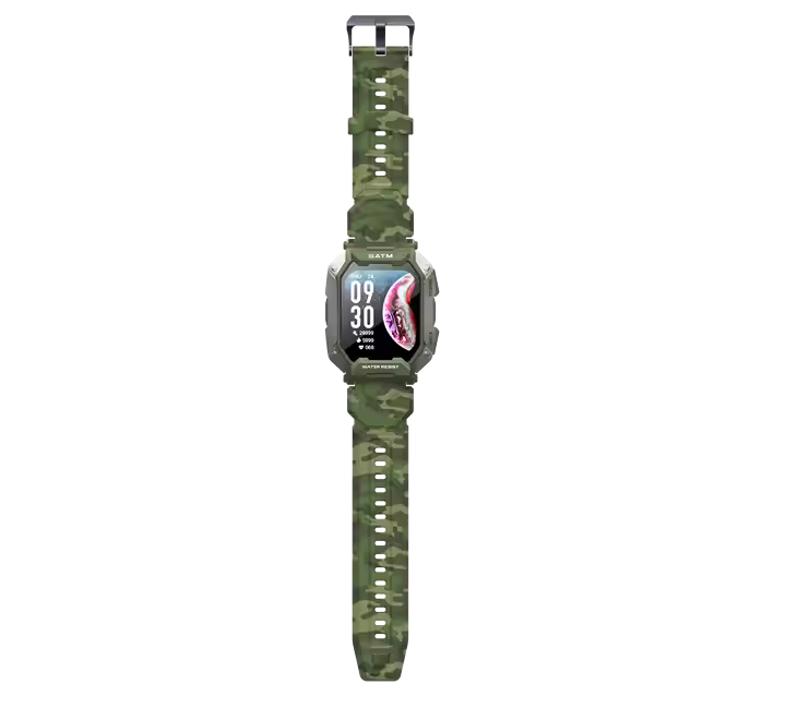 Montre Connectée Tactique Militaire – Ultra Résistante & Autonomie Longue Durée