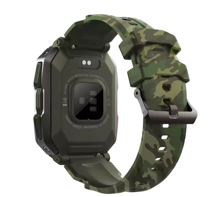 Montre Connectée Tactique Militaire – Ultra Résistante & Autonomie Longue Durée