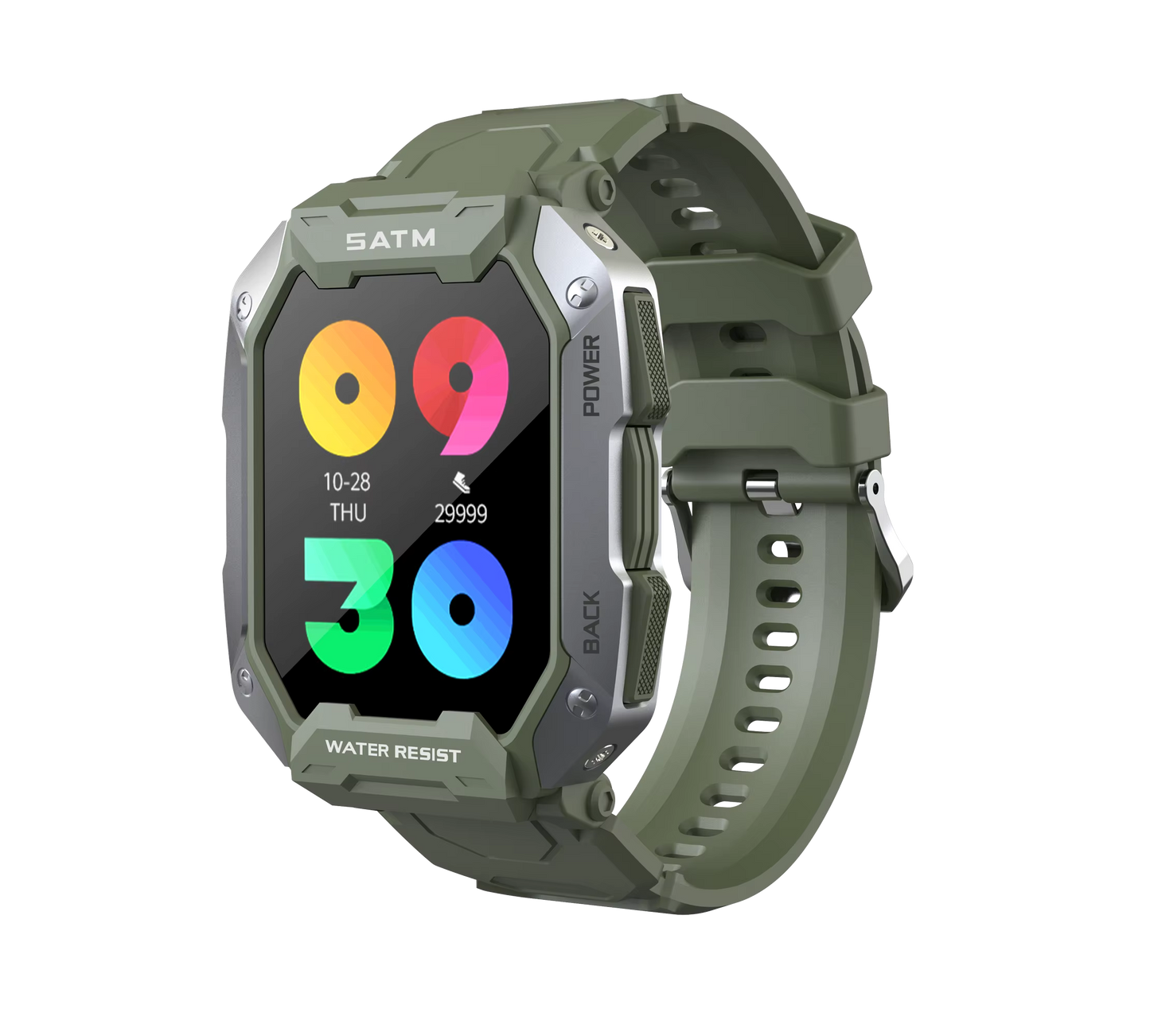 Montre Connectée Tactique Militaire – Ultra Résistante & Autonomie Longue Durée