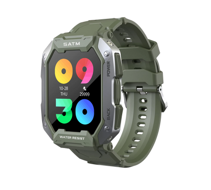 Montre Connectée Tactique Militaire – Ultra Résistante & Autonomie Longue Durée